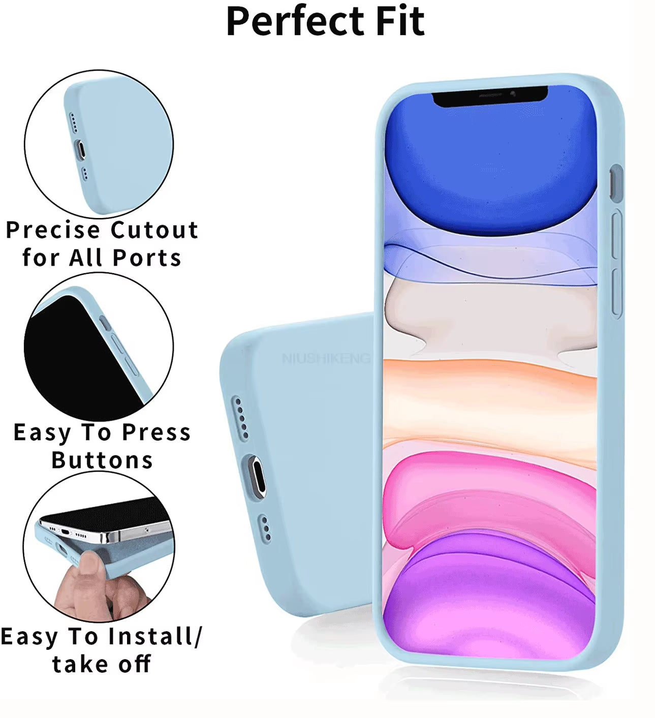 Silicon Case for Apple Iphone 13